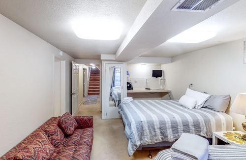 Englewood House | Dog-friendly home near Red Rocks with game room, deck, grill, & firepit