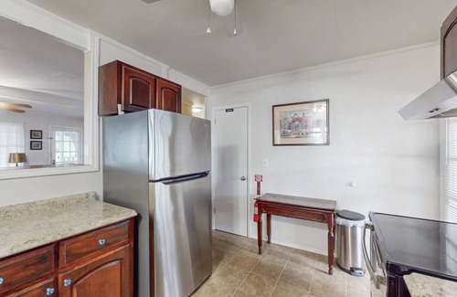 Eastpoint House | Dog friendly home overlooking the Gulf with classic veranda, yard & sunrise view