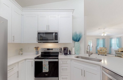 Seaspray House | Dog-friendly home near private gated beach with fireplace & pool - snowbirds OK