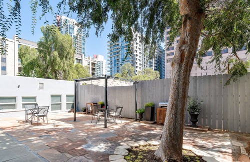 Cortez Hill Condo | Dog-friendly home with full kitchen & furnished patio - near downtown