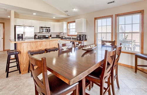 Frisco House | Dog-friendly home with hot tub, sunset sound view, & game room