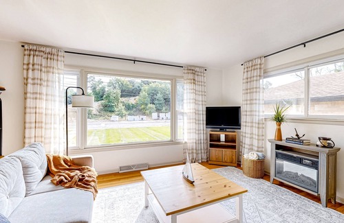 Miller Beach House | Dog-friendly home with yard - near Indiana Dunes NP & walk to the beach