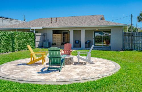 New Smyrna Beach House | Dog Friendly Home wPrivate Fenced Yard, Garage & Fire Pit STEPS to the Beach!