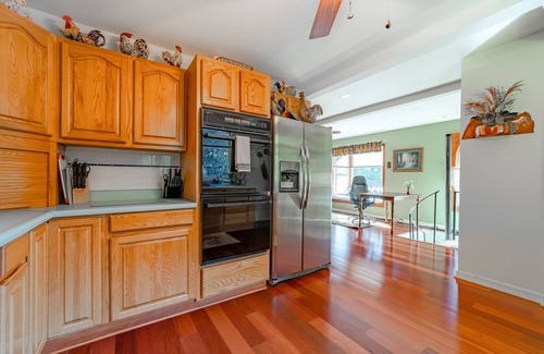 Crescent City House | Dog-friendly, riverfront home with deck, fireplace, kayaks & water access