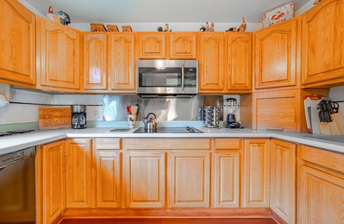 Crescent City House | Dog-friendly, riverfront home with deck, fireplace, kayaks & water access