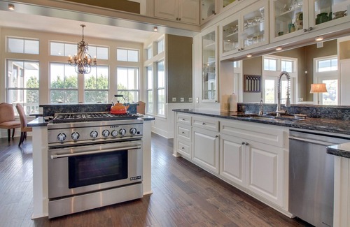 Johnson City House | Dog-friendly riverfront home with private pool, gourmet amenities, & guesthouse