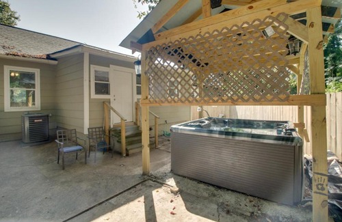 Shelby House | Dog-Friendly Shelby Home with Private Yard and Hot Tub