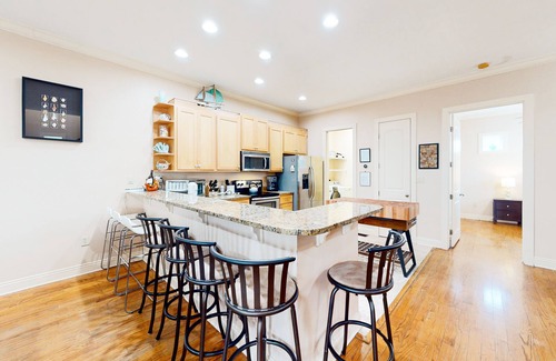 Crescent Beach House | Dog-friendly home with balconies, foosball, pool access, & W/D - steps to beach