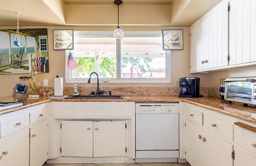 Victorville House | Dog-friendly waterfront home with private beach, firepit, dock, fireplace, grill