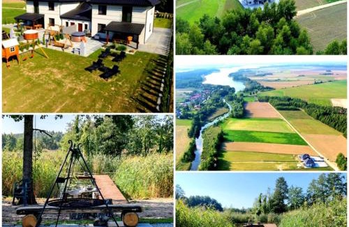 Szeligi Apartment | Dom wakacyjny Bliźniacza Natura nad rzeką, Makosieje