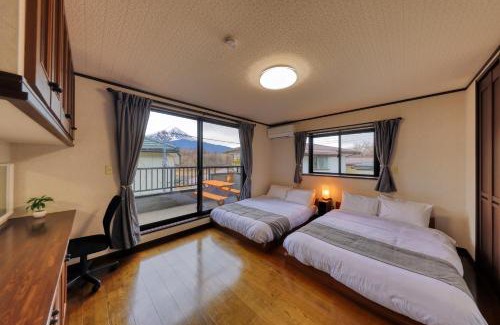 Fujikawaguchiko Apartment | 兜家-KabutoYa- Fuji from the room 3LDK100m2 11min walk from Kawaguchiko Station 2F private use Near Fujikyu Highland
