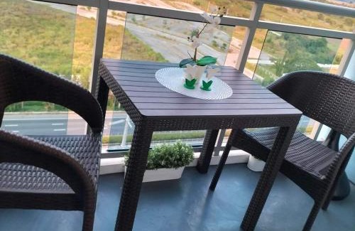 San Fernando Apartment | Double Deluxe Room with Mount Arayat View at Azure North San Fernando Pampanga
