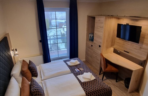 Bedekaspel House | Double room captain's room - Hotel Landhaus Großes Meer