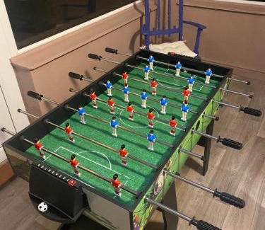 Rocester House | Dovetails, short drive from Alton Towers and Uttoxeter racecourse Games room with Wii and football table