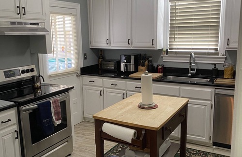 Greer House | Downtown Greer House Walkable to Shops, Restaurants, & Park. Fenced in Backyard.
