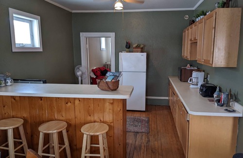 Hayward Apartment | Downtown Hayward, WI apartment with view of Main street