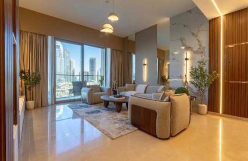 Downtown Dubai Apartment | Downtown Luxury - Magnificent Burj Khalifa & Fountain Views - Walking Distance to Dubai Mall