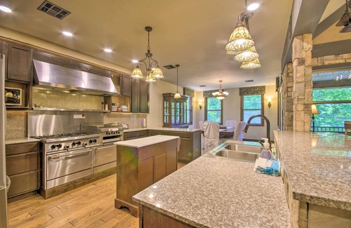 Camdenton House | 'Dragon Castle' w/Secret Passage, Dock, & Hot Tub