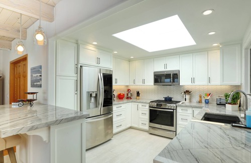 Marine Terrace House | Dreamy, Newly Renovated Home with an Ocean Panorama and Endless Sunsets.