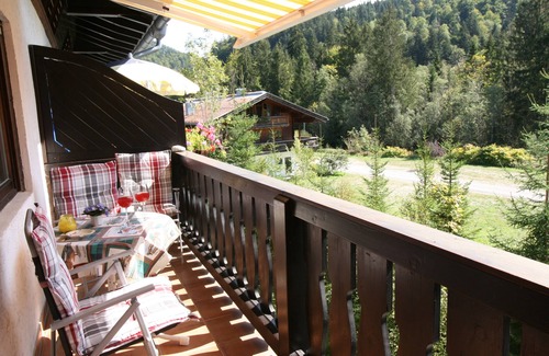 Groissenbach Apartment | Drei-raum-wohnung, 60 m² mit Balkon und Blick auf die Umliegende Bergwelt