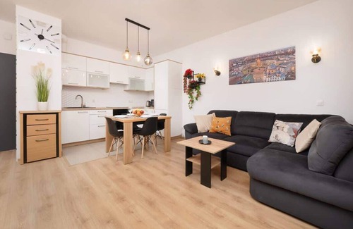 Baluty Apartment | Drewnowska 51A Łódź | Tasteful Apartment | Wifi | Balcony | Parking