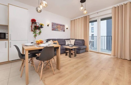 Baluty Apartment | Drewnowska 51A Łódź | Tasteful Apartment | Wifi | Balcony | Parking