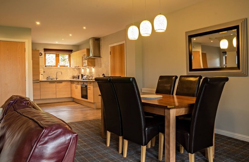 Balmaha Villa | Drumlanrig Lodge with hot tub and views of Loch Lomond