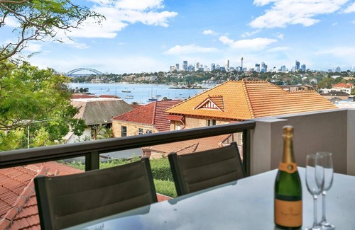 Drummoyne Apartment | Drummoyne - NAP13 - Napier Street - Charming 2BR Apartment with Harbour Views Pool Near Tramsheds and Bay Run