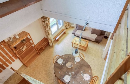 Cauterets Apartment | Duplex for 6 with Balcony, Parking, and Easy Lift Access