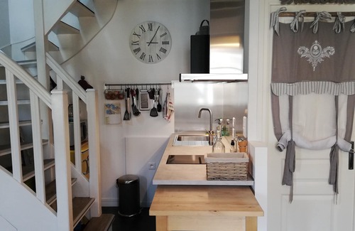 Rotheneuf-Le Pont Apartment | Duplex full of charm in small quiet residence at 200 m dry sand beach