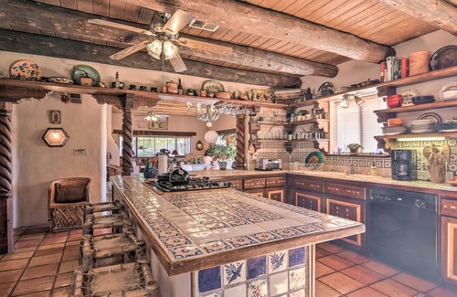 El Prado House | Eclectic El Prado Home w/Hot Tub Near Downtown!