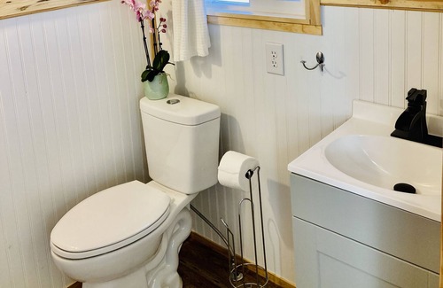Arcata Cabin | Eco Retreat in Quiet Arcata Neighborhood with a private courtyard & kitchenette