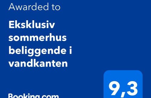 Munkebo House | Eksklusiv sommerhus beliggende i vandkanten