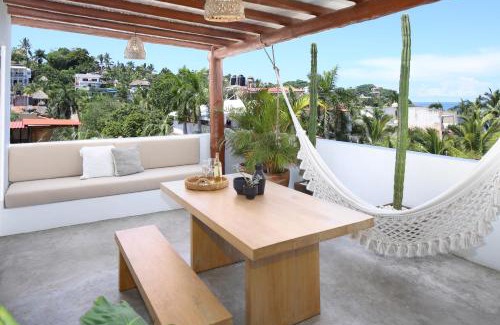 Sayulita Apartment | El 55 Sayulita Stylish couple getaway rooftop pool