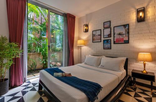 Nerul Apartment | El Arbol Apartments - Rooftop pool-Near Candolim-Wifi-24 hour Security