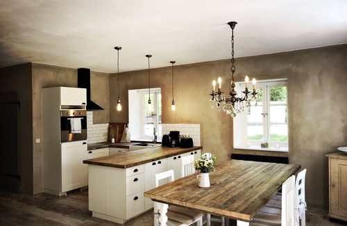 Modlich House | Elbeglück: Holiday house "Remise" (6 pers.) With fireplace