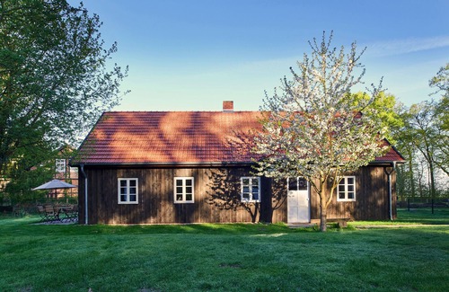 Modlich House | Elbeglück: Holiday house "Remise" (6 pers.) With fireplace