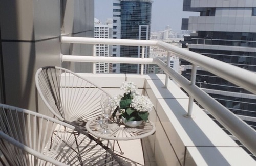 Al Barsha 1 Apartment | Elegant 1BR With Height's and City Views