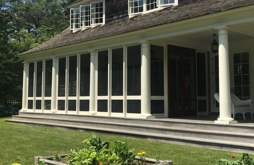 Amagansett House | Elegant Devon Highlands estate, two lush acres of private land, covered...