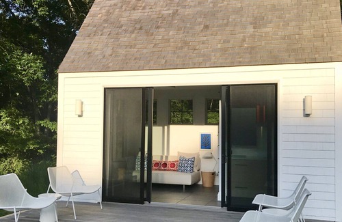 Amagansett House | Elegant Devon Highlands estate, two lush acres of private land, covered...