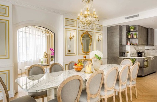 Palais-Royal Apartment | Elegant Historic 6Bdr/5Bth Apartment with Louvre View