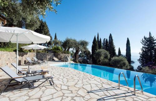 Benitses Villa | "Elevate Your Corfu Retreat Lucky Villas - Tranquil Hillside Oasis With Private Pool, Spectacular Sea Views, And Tailored Luxury"