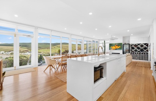 Myponga Beach House | Elevated Coastal Retreat With Dynamic Sea and Hills Views