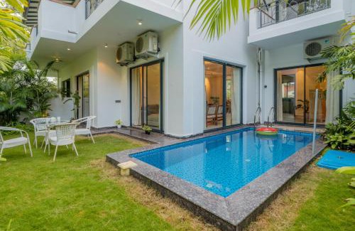 Anjuna Villa | ELIVAAS 4 BHK with Pvt Pool & Garden - Laguna Quest