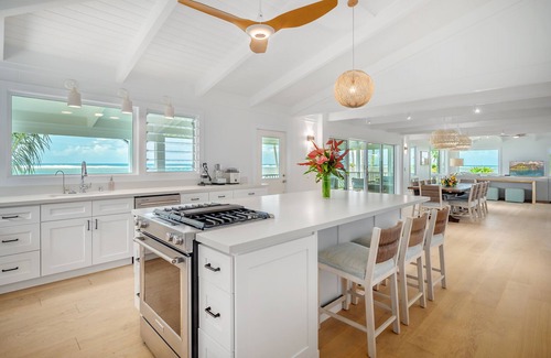 Kilauea House | Enchanted Beachfront Home at Beautiful Anini Beach A/C! TVNC-5078