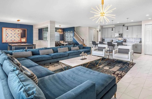 Four Corners House | Enchanting Villa Near Disney w/Princess BR, Theater, Arcade, Billiards & Pool
