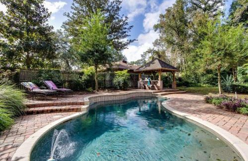 Orange Park House | English Cottage Pool Home Florida Style