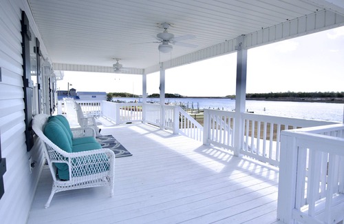 Cedar Point House | Enjoy a 3-bedroom waterfront vacation home just 10 minutes from Emerald Isle