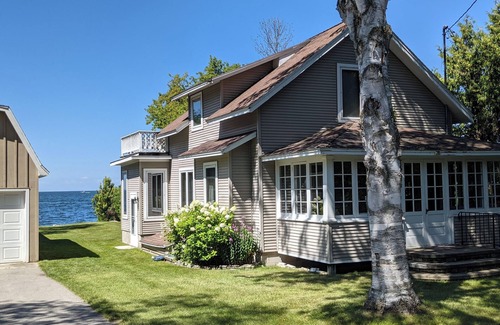 Sister Bay Cottage | Enjoy Your Own Private View Of Sister Bay Sunsets on the Waterfront