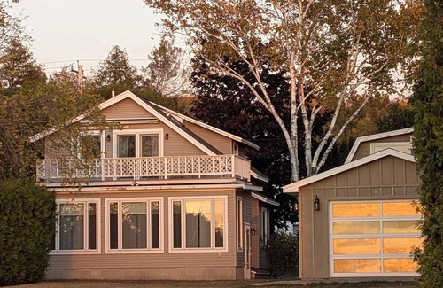 Sister Bay Cottage | Enjoy Your Own Private View Of Sister Bay Sunsets on the Waterfront